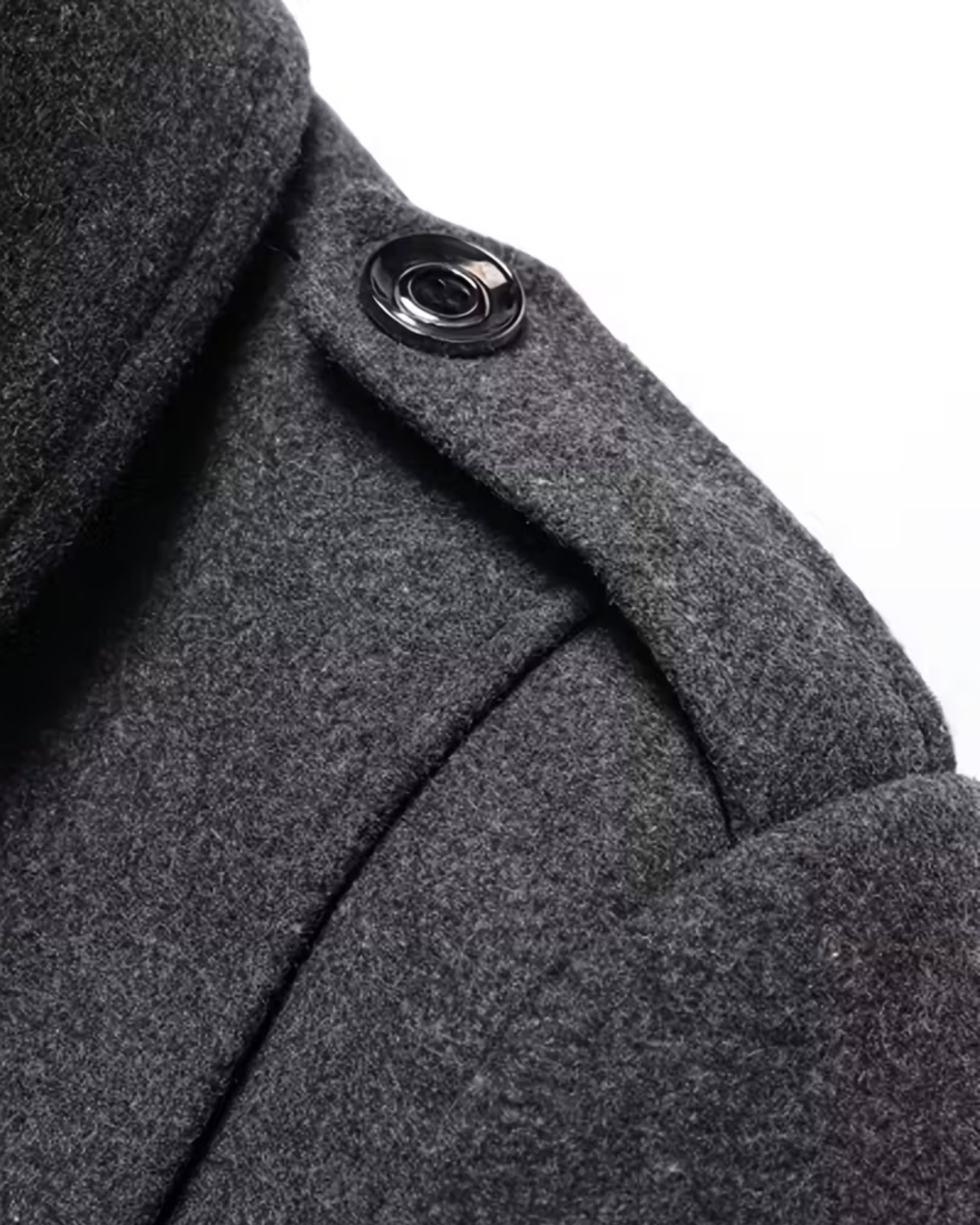 Veste d'automne-hiver chaude pour homme avec col rabattable et écharpe détachée zippée