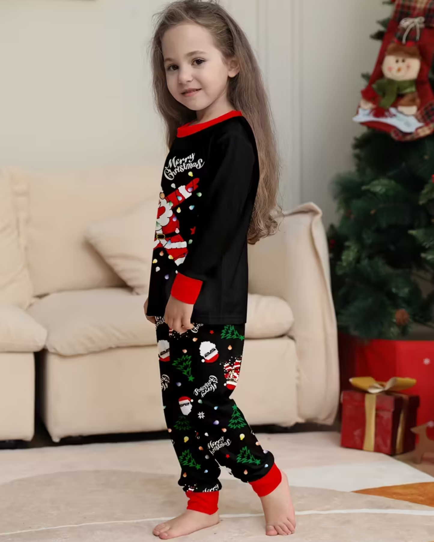 Pyjama Deux Pièces pour Enfants à la Mode Classique Nouveau avec Imprimé à Carreaux