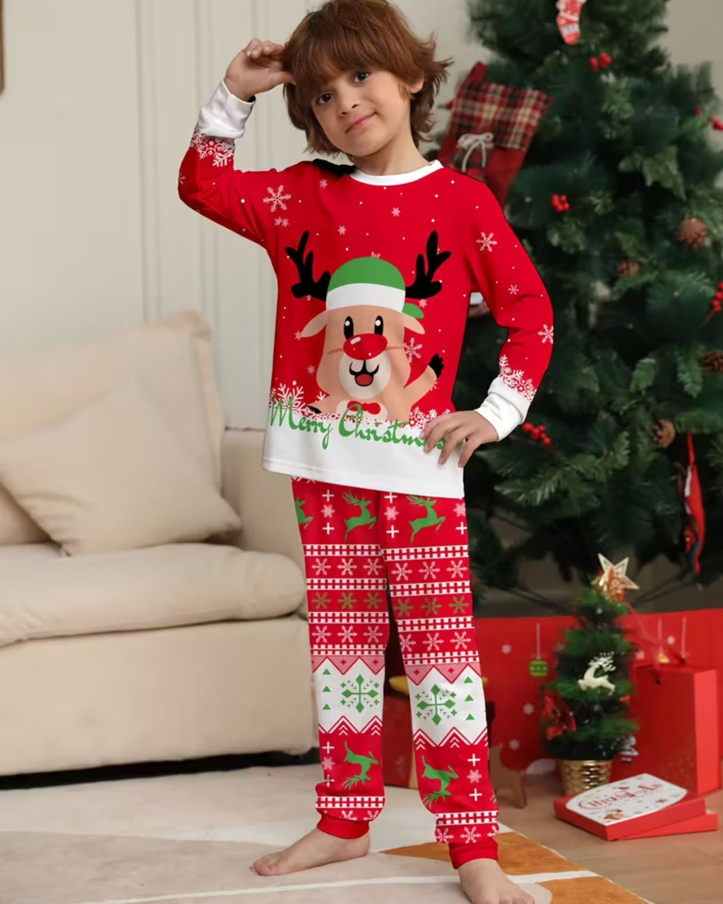 Pyjama Noël Famille – Moments de Joie et d’Amour