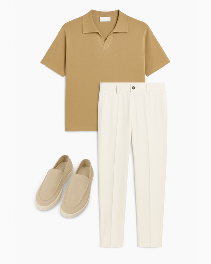 MaisonBloom Sélections - Ensemble 3 Pièces Classique Beige