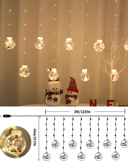 Guirlande Boules de Noël – Ambiance Cosy et Brillante