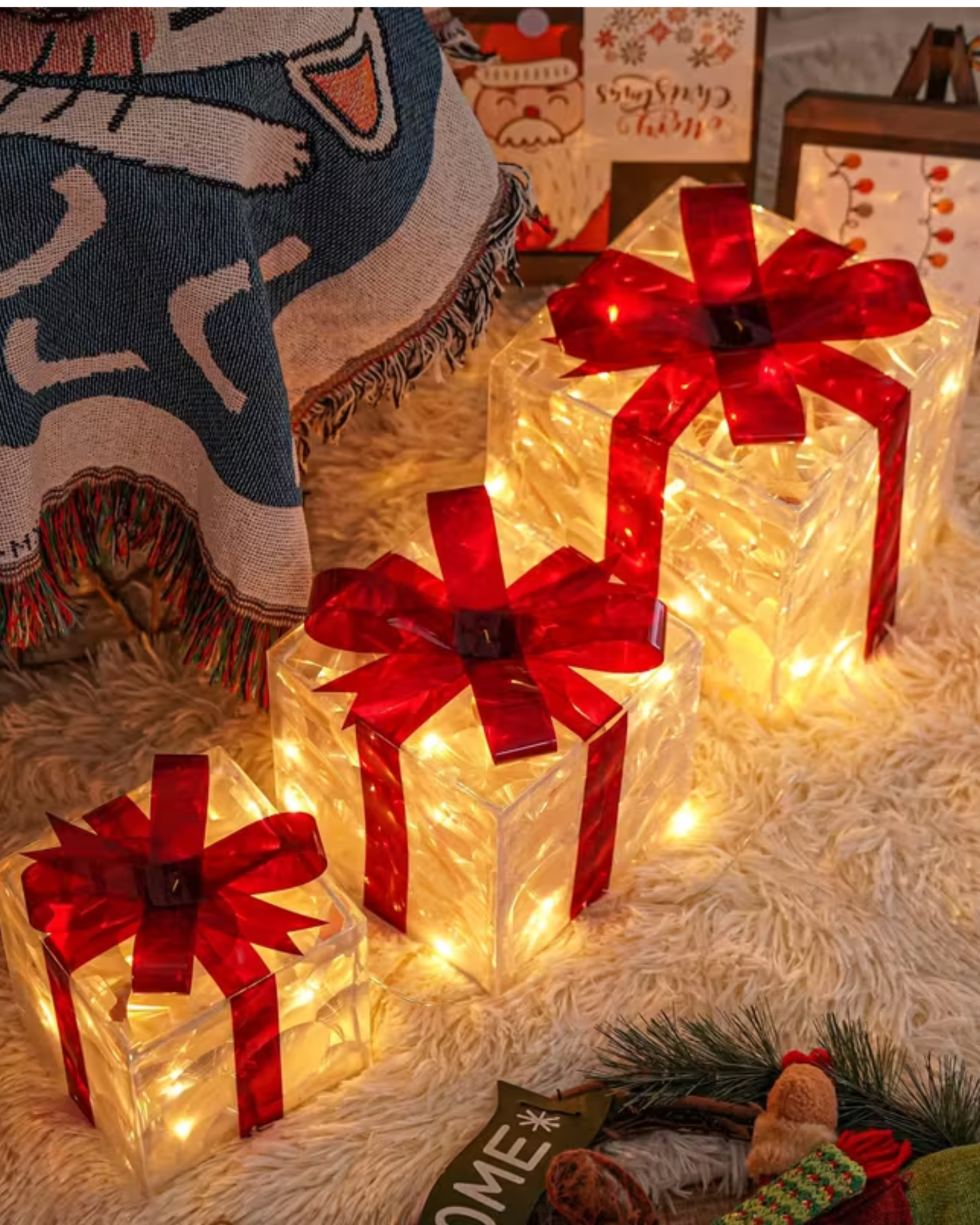 Collection “Maison de Noël” – Coffrets Lumineux Design