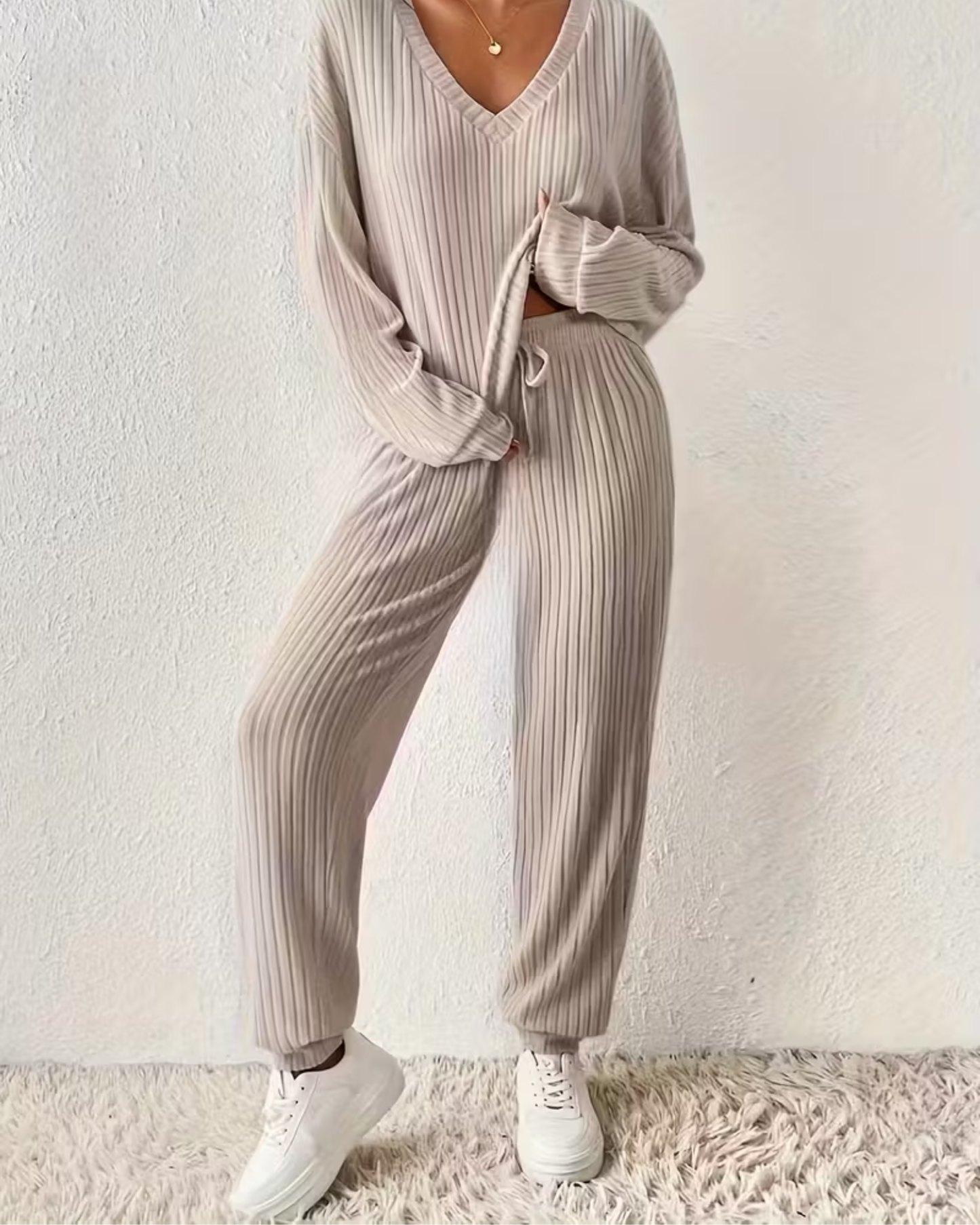 Ensemble Lounge Élégance – Beige Neutre