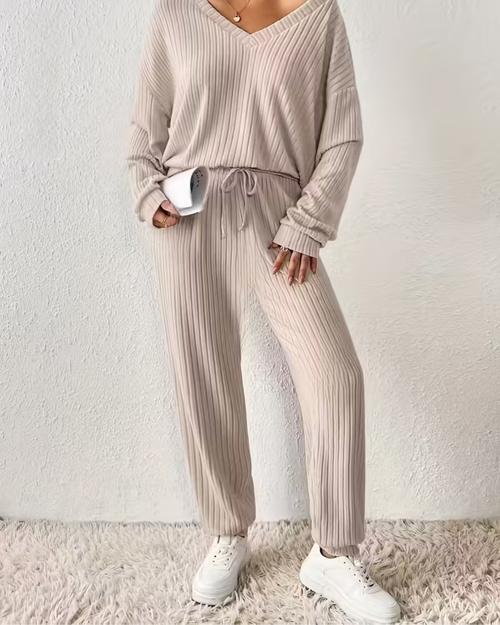 Ensemble Lounge Élégance – Beige Neutre