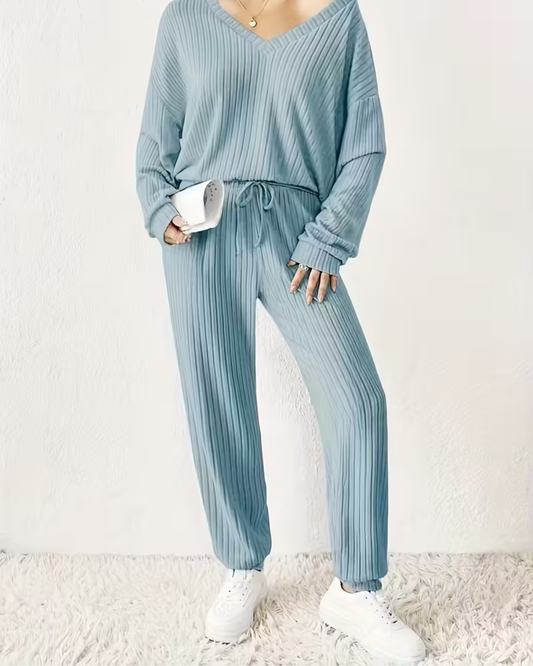 Ensemble Lounge Élégance – Bleu Ciel