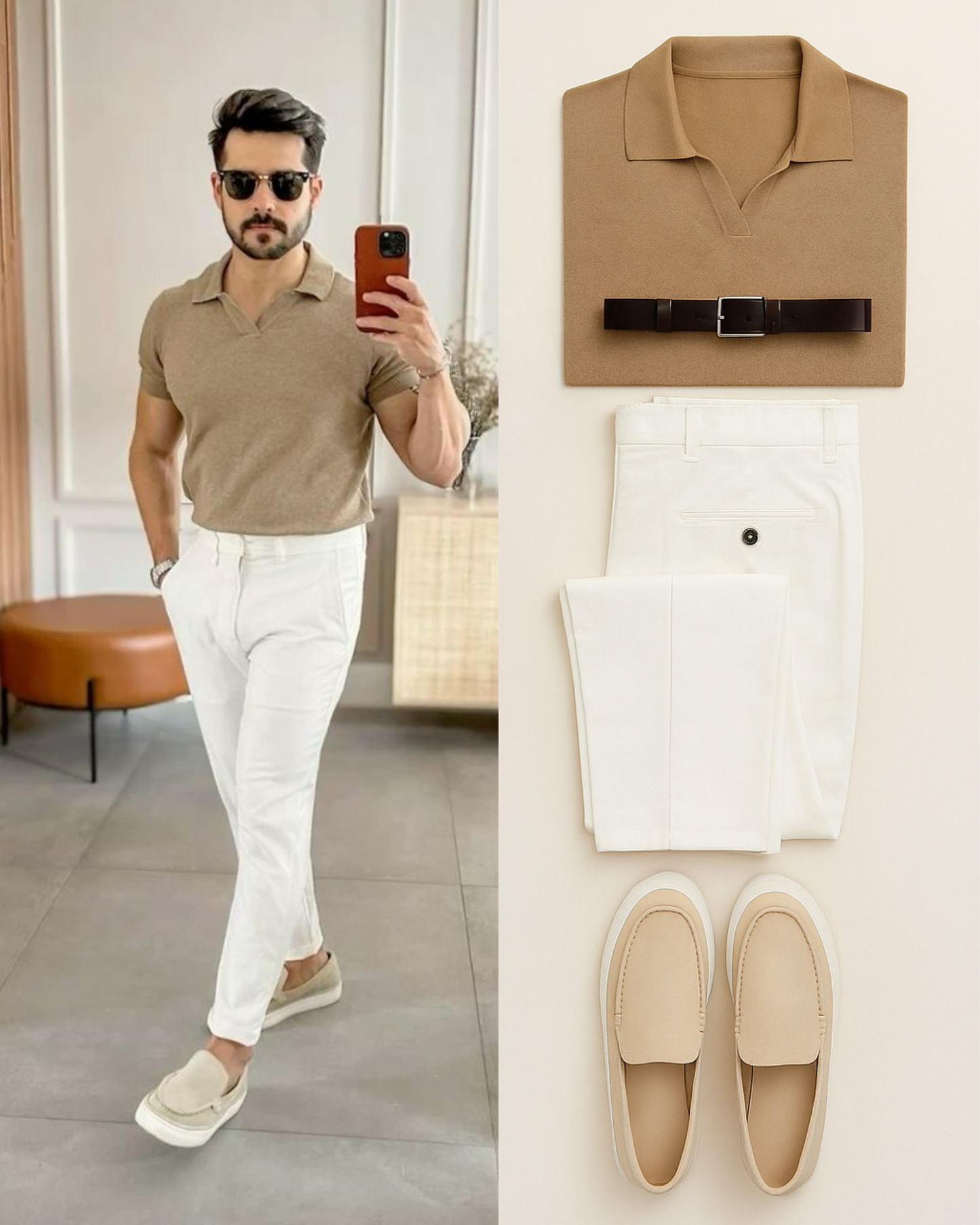 MaisonBloom Sélections - Ensemble 3 Pièces Classique Beige